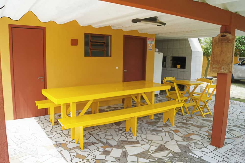 Churrasqueira coletiva dos apartamentos