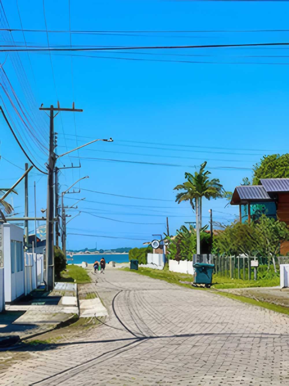 Distância da praia