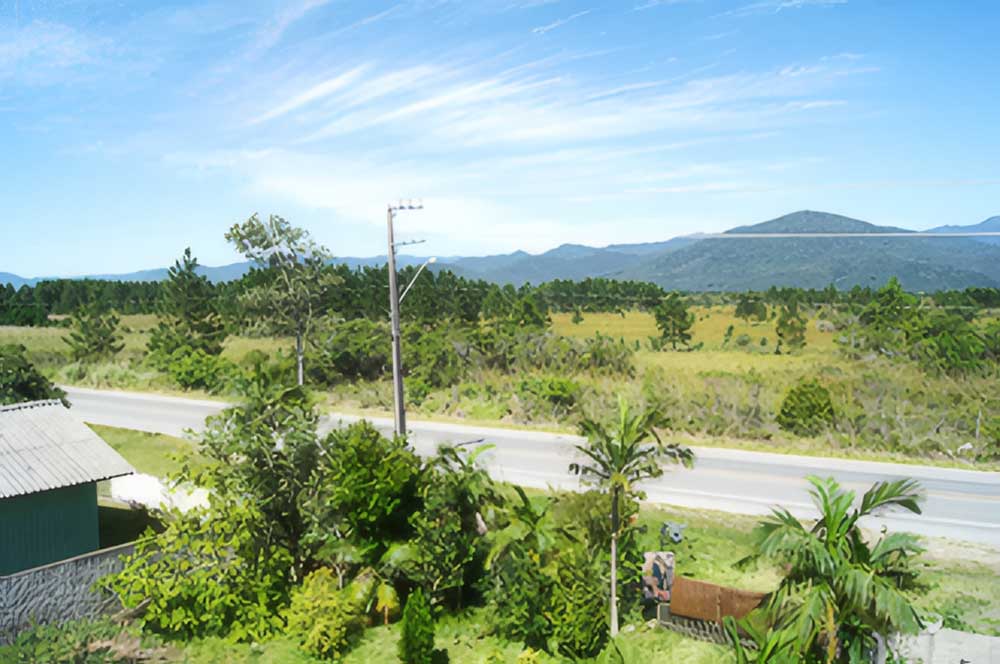 Vista da área de lazer